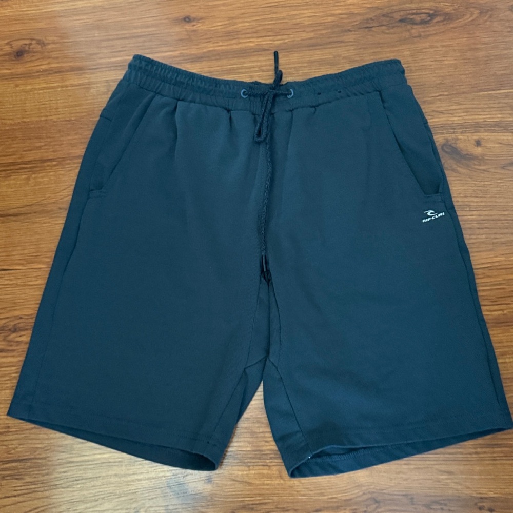 Rip Curl Dark Gray Waffle Knit Shorts